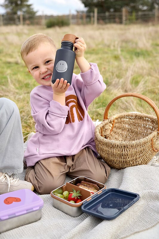 Lässig lunchbox roestvrij staal set Little Gang smile navy Lässig lunchbox roestvrij staal set Little Gang smile navy