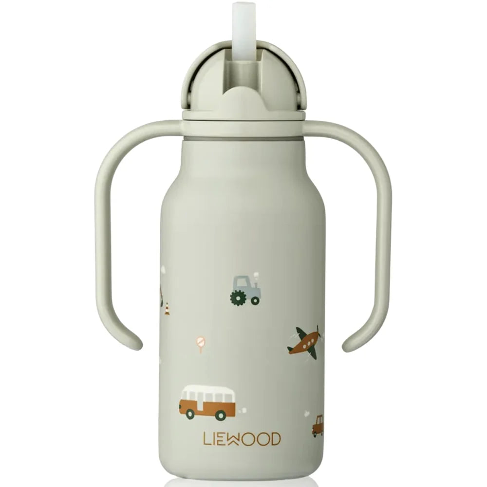 liewood-kinderdrinkfles-kimmie-250ml-vehicles-dove-blue-3-min