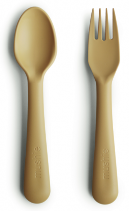 mushie-fork-spoon-moustard