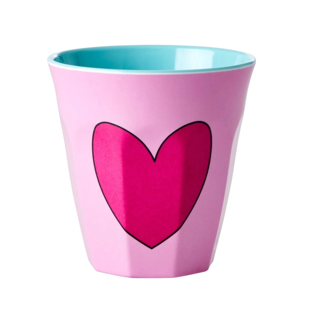 rice-melamine-beker-pink-heart-medium