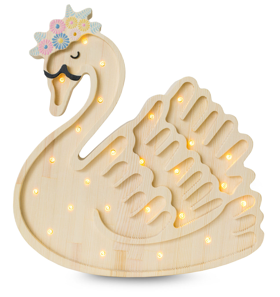 SWAN LL050-000 WOODEN FLOWER