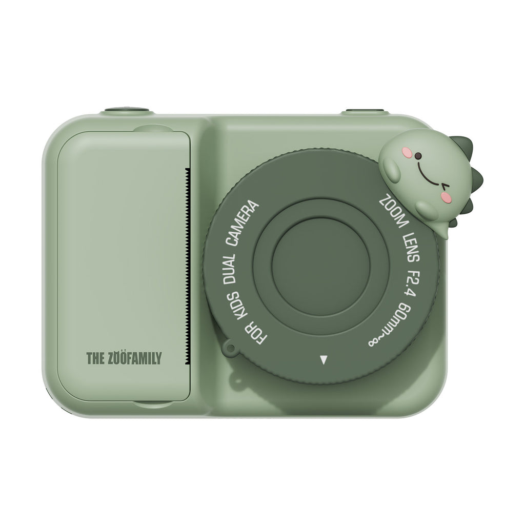 The_Zoofamily_print_camera_green_dino_front_with_lenscover